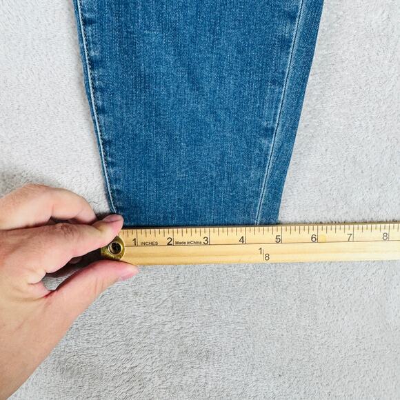 Good American Jean Women 6/28 Medium Wash Blue Denim Good Legs Skinny Distressed - Picture 13 of 15